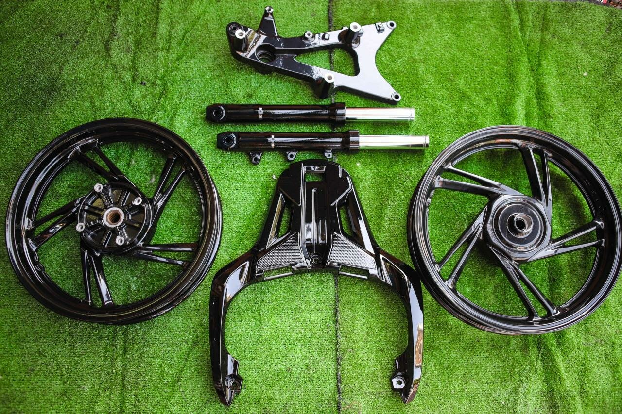 Dàn Chân Sporty Sh Màu Đen Bóng Cực Đẹp Sau Khi Hoàn Thành